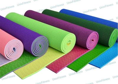 China Caja fuerte anti de la estera de la yoga del PVC del azul 5m m 6m m de la resbalón para los individuos grandes de los principiantes en venta