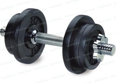 China Adjustable Dumbbells And Barbells Gym / Black Cast Iron Dumbbells Sets 10.3 Kg for sale