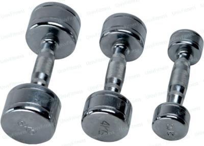 China Chromed Steel Fixed Dumbbells Variable Weight  Women Mens Workout for sale