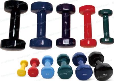 China Cast Iron 5 Pound Dumbbells And Barbells Vinyl Coated Fixed Lightweight for sale