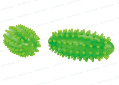 China Sea Cucumber Hollow PVC Massage Ball For Back Pain Neck Pain Green Color for sale