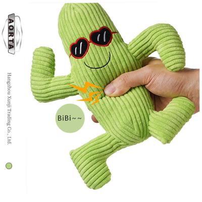 China Cute Funny Luxury Stocked Best Selling Corduroy Custom Corduroy Dog Squeaky Toy Recycled Ecological Recycled Squeaky Toy Bulk for sale