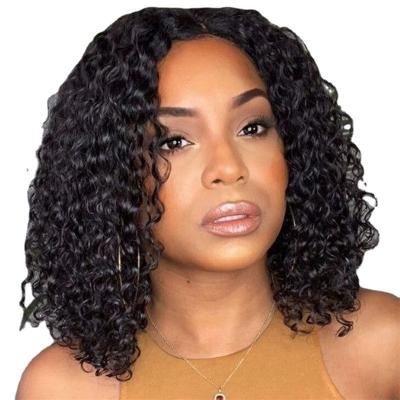 China Quality Deep Wave Wigs Wholesale Brazilian Short Bob Wigs Natural Hair for sale