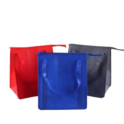 China Environmental protection Promotion Lunch Bag Thermal Insulated Tote Hot and Cold Food Transport Soft Cooler Bag for sale