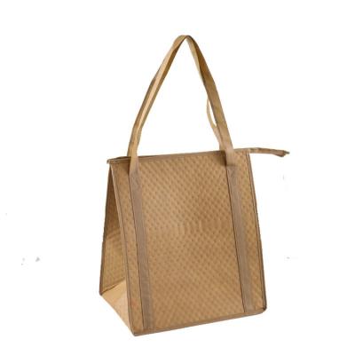 China Environmental protection Professional Manufacturer Personalized Non Woven Insulated Soft Lunch Cooler Shopping Bag for sale