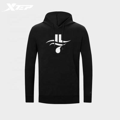 China XTEP Breathable Athletic Clothing Sports Running Hoodies For Basketball Sweatshirts Men Sweatshirt Pullover for sale