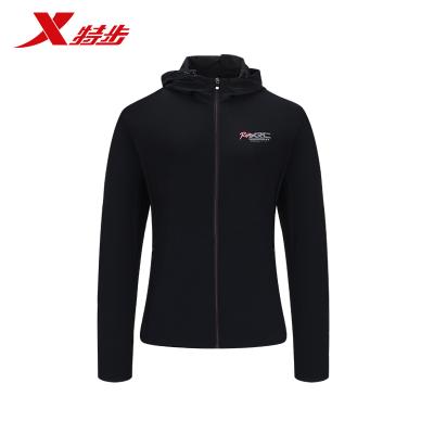 China XTEP Breathable Women Jogging Sweatsuit Sweatsuit Light Anorak Jacket Slim Zipper Zipper Long Sleeve Sweatshirt for sale