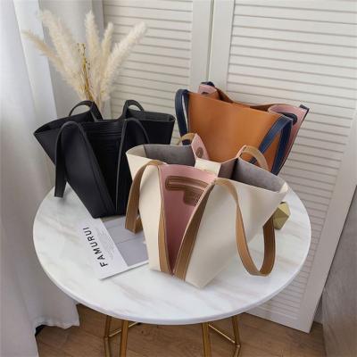 China Newest Casual High Quality Patchwork Color All Match Bags Women Handbags Handbags For Women for sale