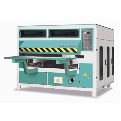 China Automatic woodworking machinery core veneer edge grinder and scarf joining machine with automatic stacker device for sale