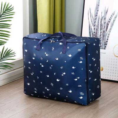 China Viable Custom Foldable Blankets Clothes Closet Organizer Home Quilt Storage Bags For Large Folding Blankets Storage Bag for sale