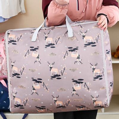 China Viable Custom Design Thick Oxford Cloth Quilt Storage Bags For Clothes Organizer Cloth Storage Bags Large Sizes for sale