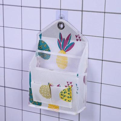 China High Capacity Cotton Wall Hanging Kitchen Storage Viable Foldable Convenience Bags Hanging Suitcase Organizer for sale