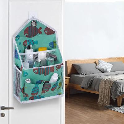 China Viable Fabric Over The Door Universal Hanging Storage Bags Over The Door Hanging Organizer For Bedroom for sale