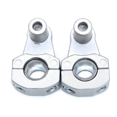 China Aluminum Alloy CNC 22mm 28mm Off Motorcycle Bar Clamps Handlebar Riser Adapter For 7/8