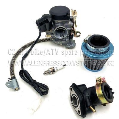 China Alloy 18mm GY6 50cc SCOOTER MOTORBIKE PD18J CVK CARBURETOR CARB 139QMB 139QMA ATV QUAD BUGGY KART (PD18J) for sale