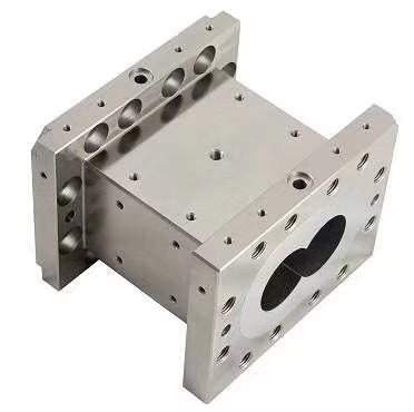 China Nitride Steel 38CrMoAla Extruder Machine Parts Flange Connection Involute Spline for sale