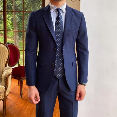 China Factory direct wholesale asian-n latest fashion men's suit anti-shrink for high quality fashion plus-size wedding casual suit for sale