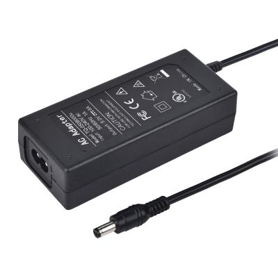 China DC Power Supply 12v 4a 5a 5amp 60w AC to DC Power Changer Adapter with UL/CUL ROHS CE FCC 115*49.9*31.8mm (L/W/H) for sale