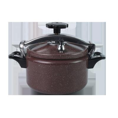 China Hot Sale 5L Sustainable Marble Rice Cooker Aluminum Alloy Coating Pressure Cookers In China for sale