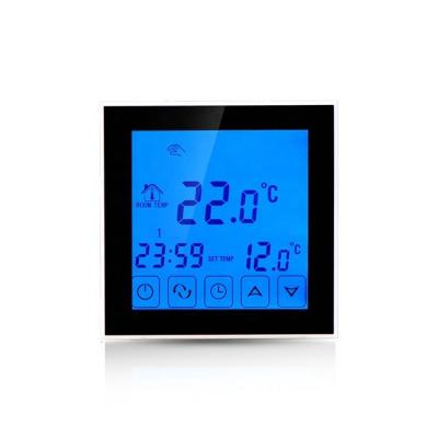 China Underfloor heating system 24v programmable touch screen smart wifi thermostat for sale