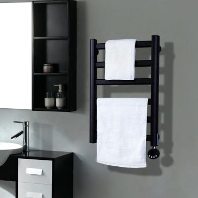 China Heater Customized Sizes Removable Aluminum Heated Towel Rail Black For Australia for sale