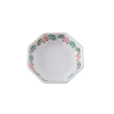 China New Christmas Style Disposable Creamic Sauce Dish Small Size 3.75 Inches for sale