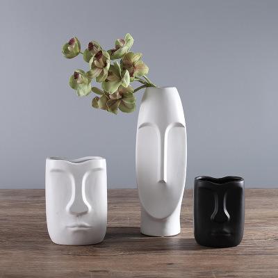 China Nordic Europe Creativity Head Portrait Simplicity Vase for sale