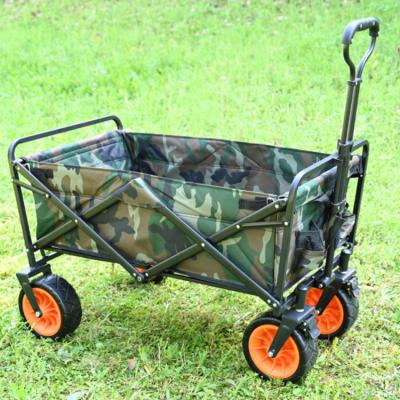 China Camping Trolley Fishing Carts Rolling Universal Folding Trolley Camping Cart Folding Caddy With Wheels for sale