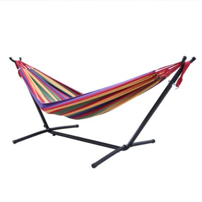 China Modern Flat Sleeping 3 Person Stainless Outdoor Camping Tree Hammock With Steel Stand for sale