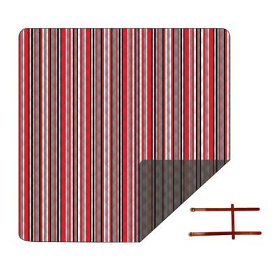 China Outdoor Picnic Camping Widen Plaid Fleece Picnic Eco-Friendly Picnic Mat for sale