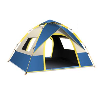 China Diagonal Tie Type Loot 4 Season Glamping Tent Luxury Resort Travel Motorcycle Foldable Tent For Camping for sale