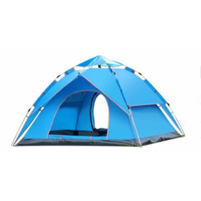 China Diagonal Tying Type Larger Army Large Family Foldable Winter Outdoor Automatic Tent 3-4 Person Portable Used Camping Tent for sale