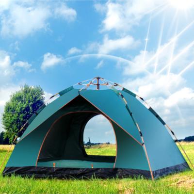 China Diagonal Bracing Type Outdoor Custom Off Ground Pop Up Drop Shipping 3-4 People Fully Automatic Gear Open Tents for sale