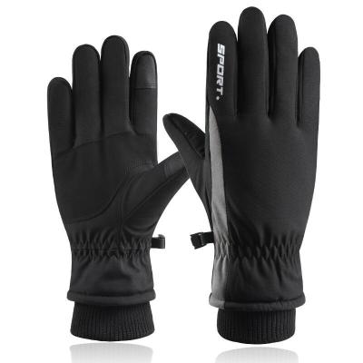 China Women winter touch screen ski gloves are waterproof and windproof for outdoor heat skiing gloves for sale