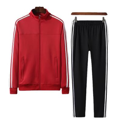 China Breathable Autumn Jogging Anzug Sportswear Jogging Big Stripe Jogging Equipment Sweatsuit Set zum for sale