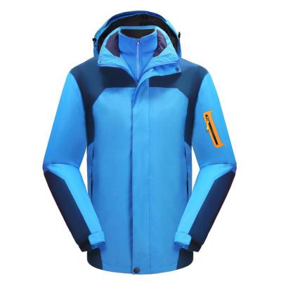 China 2021 Breathable Hot selling jackets Chaqueta Three-in-one detachable liner anorak hoodie jacket coat with zipper jacket man for sale