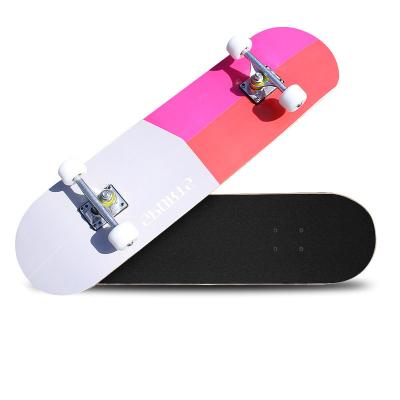 China Maple Adult Double Deformed Road Four Wheel Adult Professional Street Board Vitality Youth Skateboard Brushing Board for sale