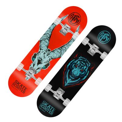 China Adult Four Wheel Skateboard Double Deformed Adult Male And Teenage Girls Street Kid Beginner Skateboard for sale