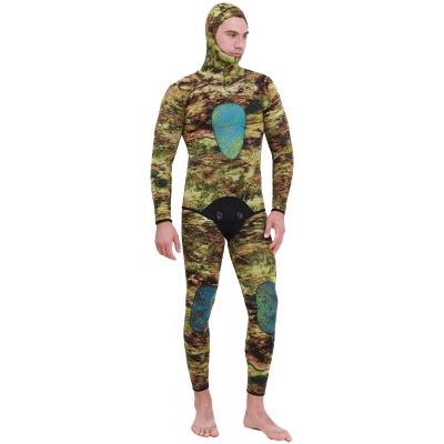 China Antibacterial Free Fish Antibacterial Fish Rise Sea Camouflage Suit Deep Diving Waterproof Sun Protection Fishing Diving Suit for sale