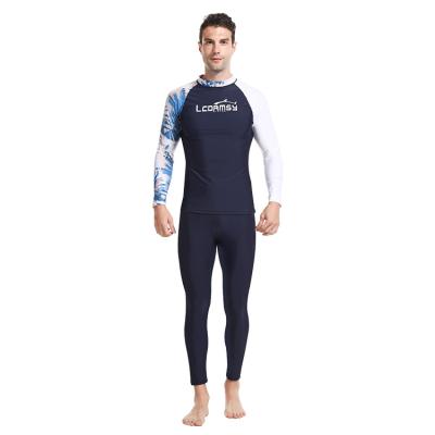 China 2021 Long Sleeve Swimsuit Wetsuit Tan Jellyfish Suit Antibacterial Pants Split Surf Suit Diving Suit for sale