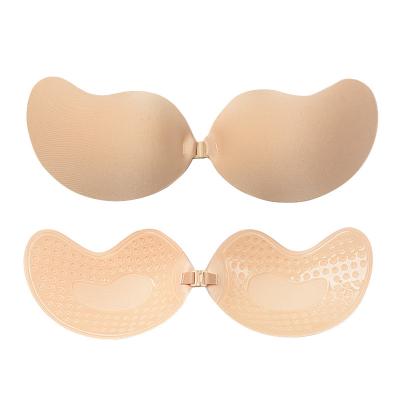 China Mango Comfortable Nipple Covers Silicone Push Up Bra Underwear Accessories Women Breathable Sexy Strapless Adhesive Nipple Pies Wholesale for sale