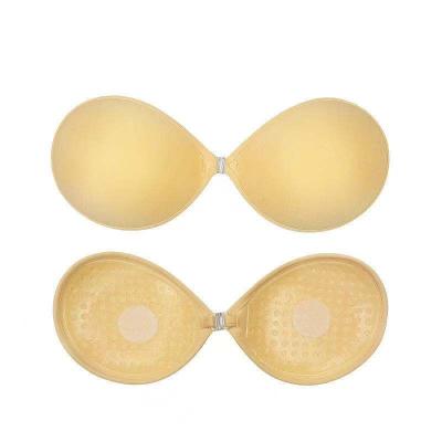 China Comfortable 3cm Thickening Bra Silicone Nipple Covers Sexy Invisible Strapless Adhesive Nipple Pies Wholesale Women Underwear Accessories for sale