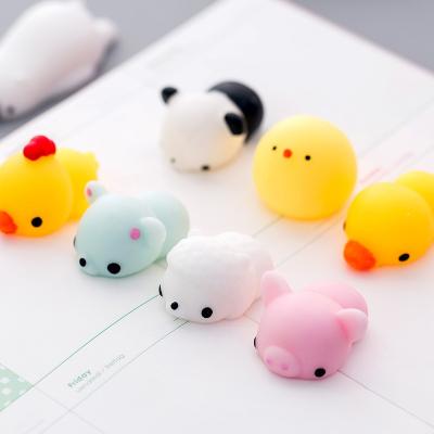 China Mini Cute Kawaii Soft Silicone Interesting Squishy Animals Squishy Hands Squishy Person Stretchy Squeeze Toys For Kids for sale