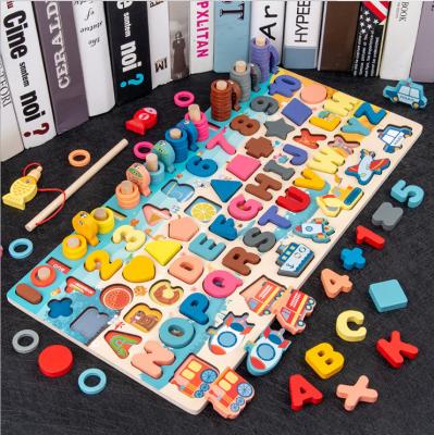 China Environmental Friendly Alphabet Puzzle Letters Matching Board Blocks First Jigsaw Learning Educational Toy Gift for Preschool Year Kids for sale