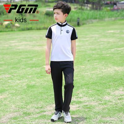 China PGM YF197 brand custom high quality logo golf shirt QUICK DRY performance golf shirt for boys for sale