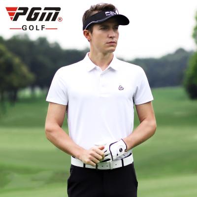 China Custom Golf Anti-Wrinkle PGM YF234 Golf Men's Summer Golf Shirt Short Sleeve T-shirts Custom Made Golf Shirt for sale