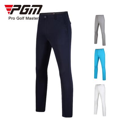 China Anti-wrinkle PGM KUZ056 China golf pants zip up slim quick dry mens cable fabric golf pants for sale