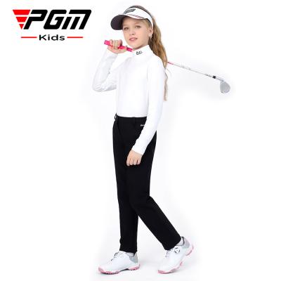 China PGM YF415 Anti-Shrink Long Sleeve Kids Girl Thermal Golf Shirt for sale