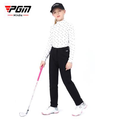 China PGM YF417 Polyester Anti-Shrink Golf Girl Low Top Shirts Sheath Long Keep Warm Golf Shirt for sale