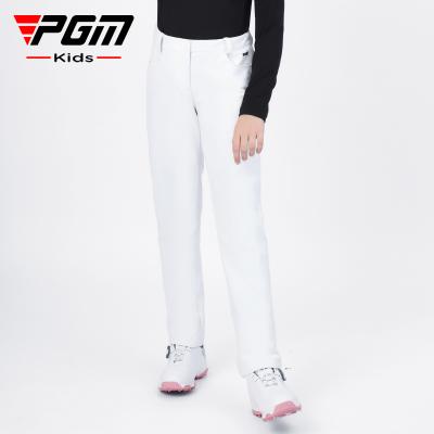 China awesome KUZ121 Anti-wrinkle PGM girl golf pants thick spandex fit golf pants for kids winter for sale